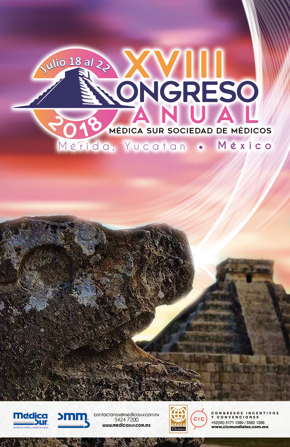 Cartel del XVIII Congreso Anual de la Sociedad de M&eacute;dicos